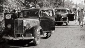 창업 당시의 광주 택시(1946년)